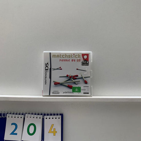 Matchsticks puzzles Nintendo DS Game + Manual