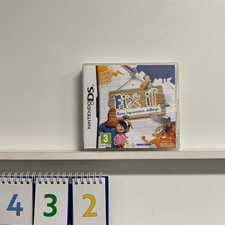 Fix It Home Improvement Challenge Nintendo DS game + manual