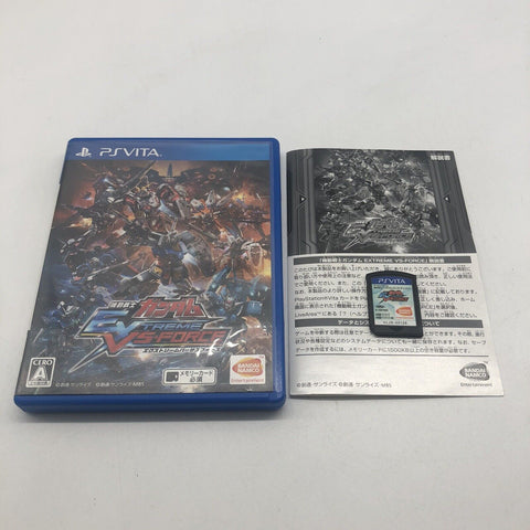 PS Vita Mobile Suit Gundam EXTREME VS-FORCE + Manual Japanese