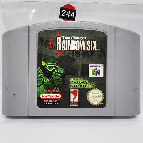 Tom Clancy’s Rainbow Six Nintendo 64 N64 Game Cartridge PAL