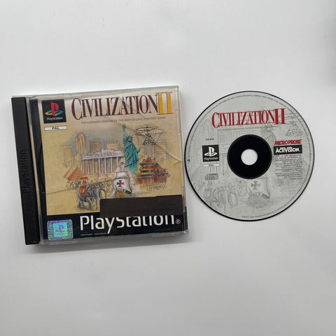 Civilization II PS1 Playstation 1 Game PAL 25F4
