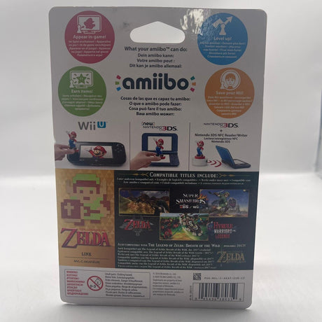 The Legend Of Zelda 30th Anniversary 8 Bit Pixel Link Amiibo Figure