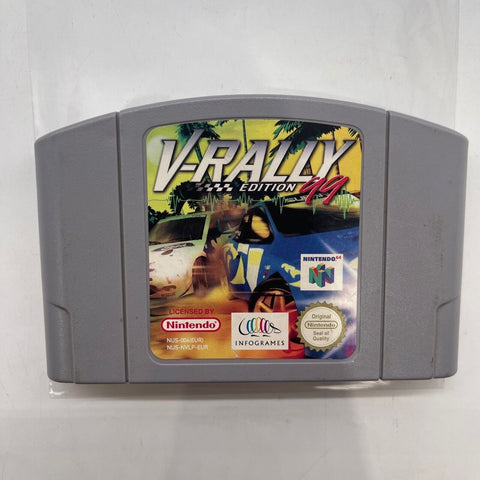 V-Rally Edition 99 Nintendo 64 N64 Game Cartridge PAL 06n3