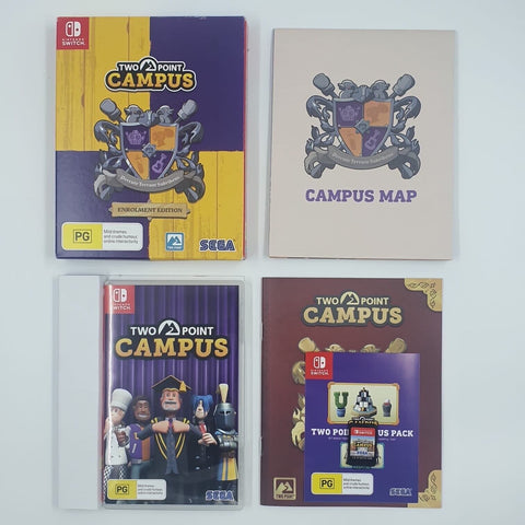 Two Point Campus Enrolment Edition Nintendo Switch Game + Manual 04F4