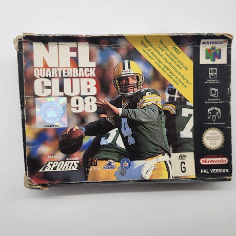 NFL Quarterback Club 98 Nintendo 64 N64 Game Boxed