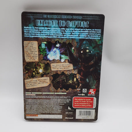 Bioshock SteelBook Case Xbox 360 Game Complete