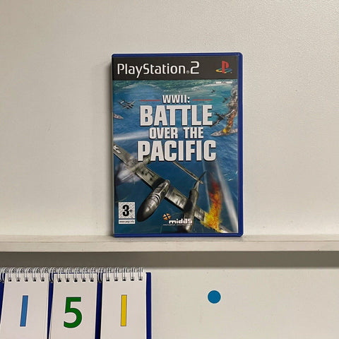 WWII Battle Over The Pacific PS2 Playstation 2 Game + Manual PAL b151