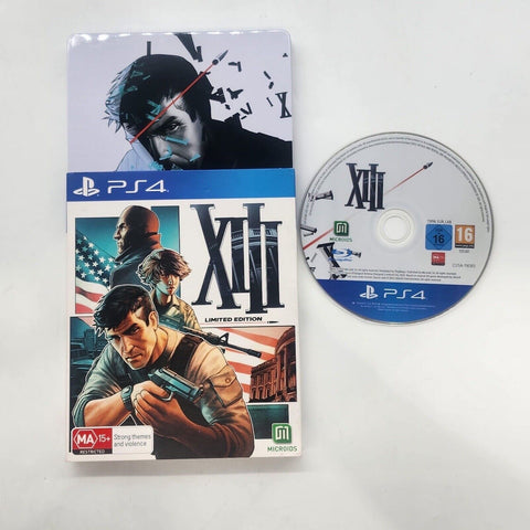 XIII Limited Edition Steelbook PS4 Playstation 4 Game 06n3