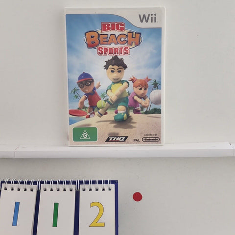Big Beach Sports Nintendo Wii Game + Manual PAL r112