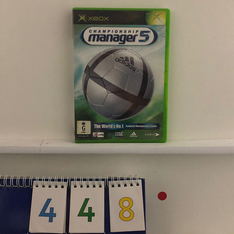 Championship Manager 5 Xbox Original Game + Manual PAL r448