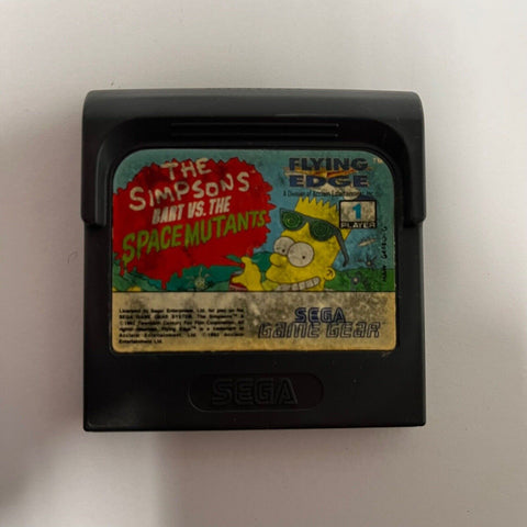 The Simpsons Bart Vs the World Sega Game Gear Game Cartridge