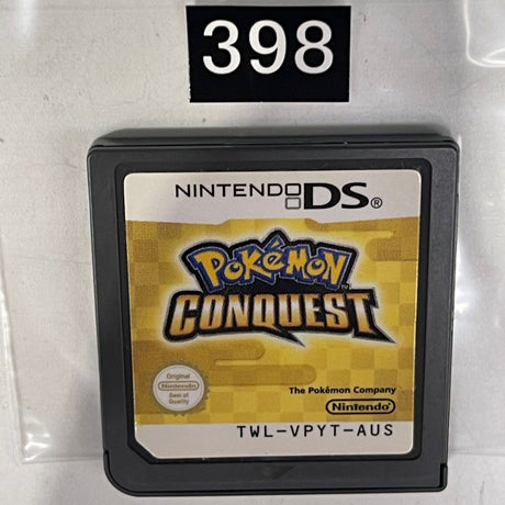 Pokemon Conquest Nintendo DS game cartridge