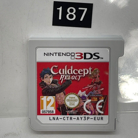 Culdcept Revolt Nintendo 3DS Game Cartridge PAL oz187