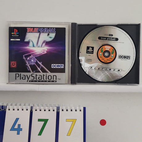 True Pinball PS1 Playstation 1 Game + Manual PAL