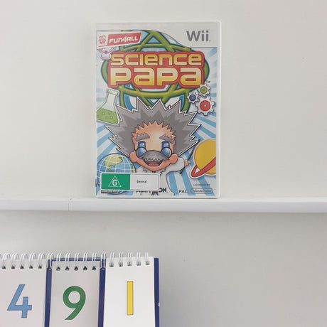 Science Papa Nintendo Wii Game + Manual PAL
