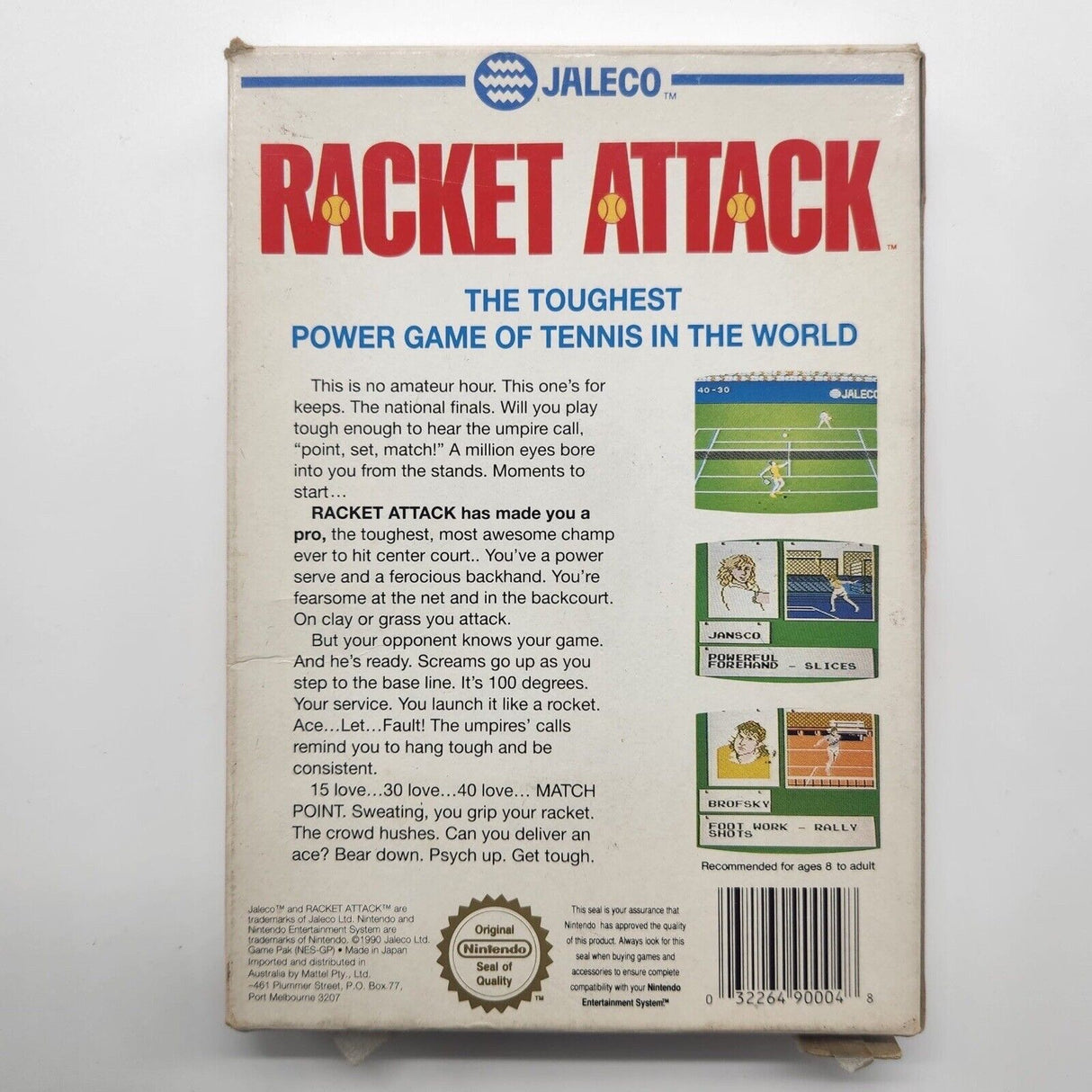 Racket Attack Nintendo Entertainment System NES Game Boxed Complete - Trippy Trades 
