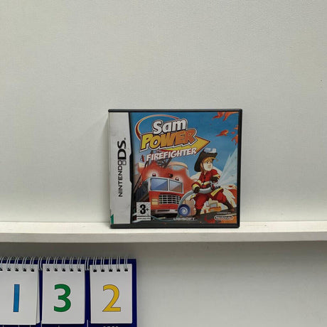 Sam Power Firefighter Nintendo DS game + Manual