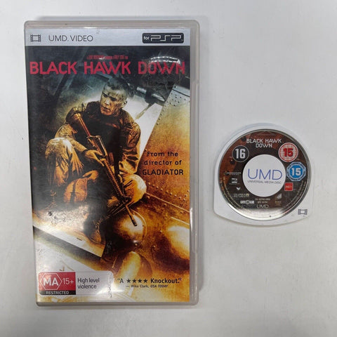 Black Hawk Down PSP Playstation Portable UMD Video Movie 06n3