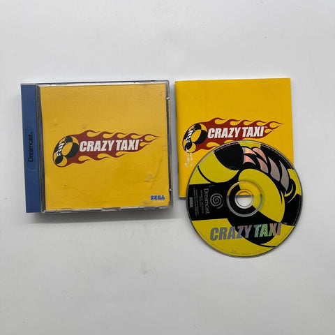 Crazy Taxi Sega Dreamcast Game + Manual PAL 25F4