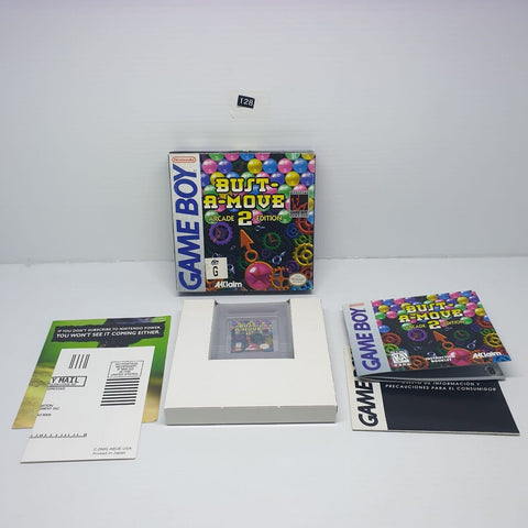 Bust A Move Arcade 2 Edition Nintendo Gameboy Game Boxed Complete
