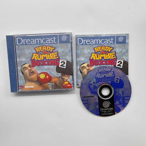 Ready 2 Rumble Boxing Round 2 Sega Dreamcast Game + Manual PAL 25F4