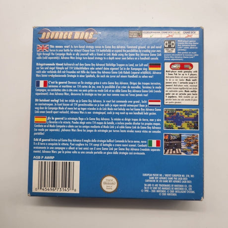Advance Wars Nintendo Gameboy Advance GBA Game Boxed Complete
