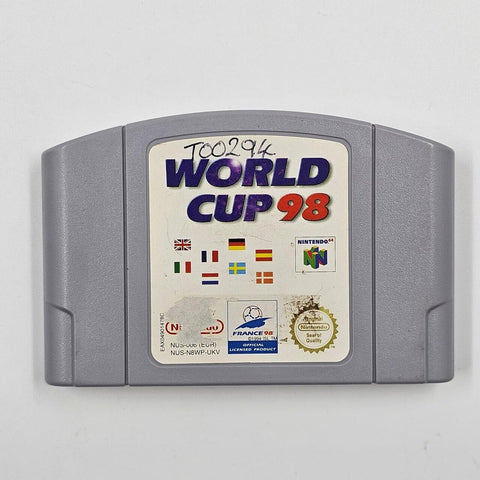 World Cup 98 Nintendo 64 N64 Game Cartridge PAL 25F4
