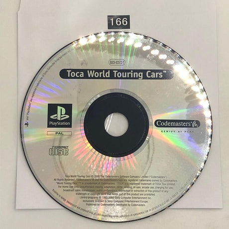 Toca Touring Car Championship PS1 Playstation 1 Game Disc Only