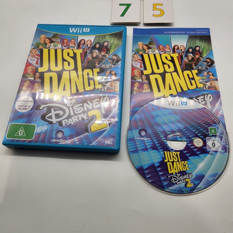 Just Dance Disney Party 2 II Nintendo Wii U Game + Manual PAL