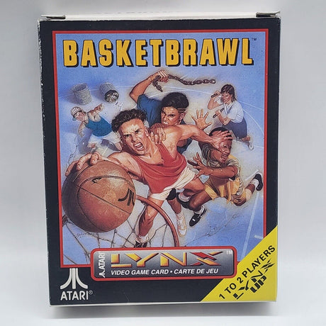 Atari Lynx Basketbrawl Game Boxed