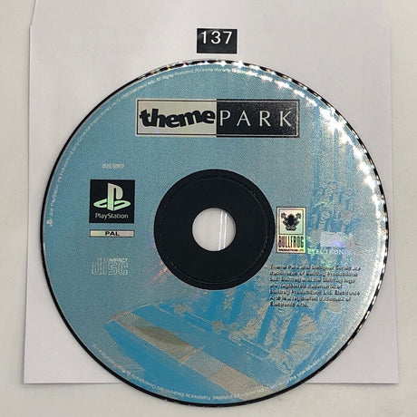 Theme Park PS1 Playstation 1 Game Disc Only