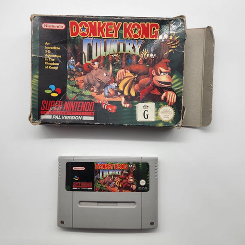 Donkey Kong Country Super Nintendo SNES Game Boxed PAL 11F4