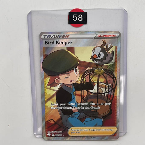 Bird Keeper Pokemon Card 066/072 Shining Fates r58