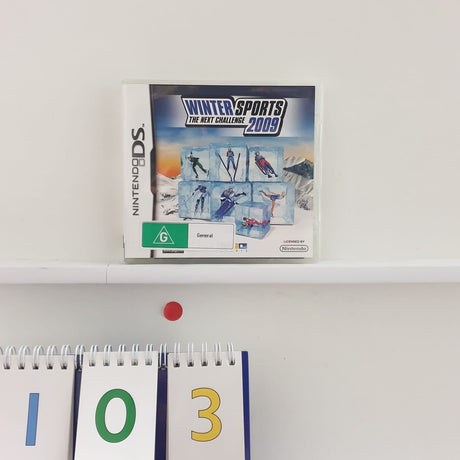 Winter Sports The Next Challenge 2009 Nintendo DS Game + Manual