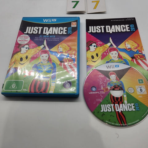Just Dance 2015 Nintendo Wii U Game + Manual PAL oz77