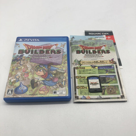 Dragon Quest Builders PS Vita Playstation Vita Game + Manual Japanese