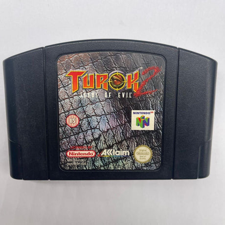 Turok 2 Seeds Of Evil Nintendo 64 N64 Game Cartridge PAL