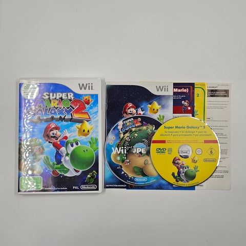 Super Mario Galaxy 2 Nintendo Wii Game + Manual PAL 25F4