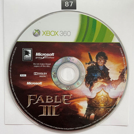Fable 3 III Xbox 360 Game Disc Only - Trippy Trades 