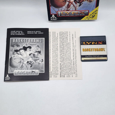 Atari Lynx Basketbrawl Game Boxed