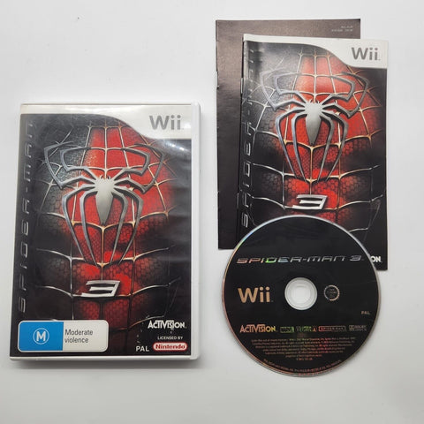 Spider-Man 3 Nintendo Wii Game + Manual PAL 25F4