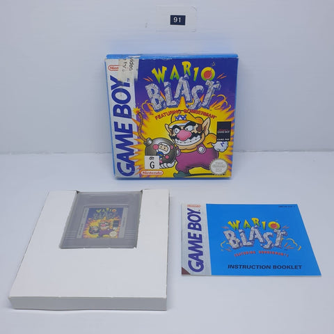 Wario Blast Nintendo Gameboy Game Boxed Complete oz91