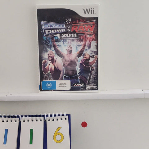 Smackdown Vs Raw 2011 Nintendo Wii Game PAL r116