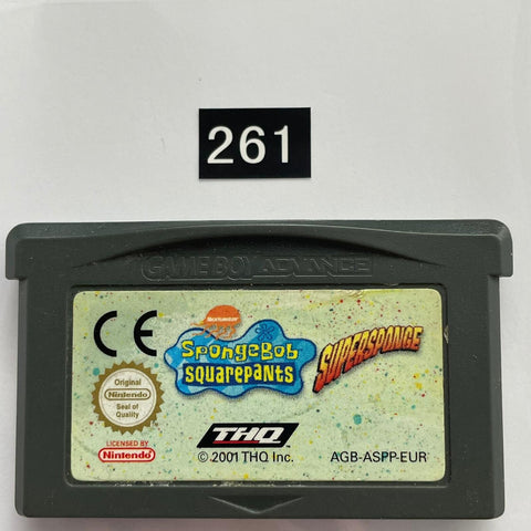 Spongebob  supersponge Nintendo Gameboy Advance GBA Game oz261