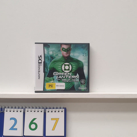 Green Lantern Nintendo DS game + manual oz267