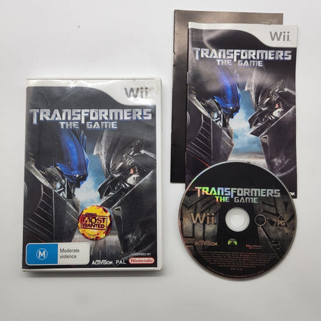 Transformers The Game Nintendo Wii Game + Manual PAL