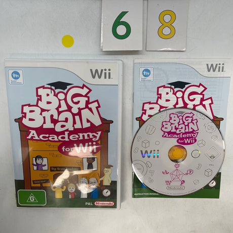 Big Brain Academy Nintendo Wii Game + Manual PAL