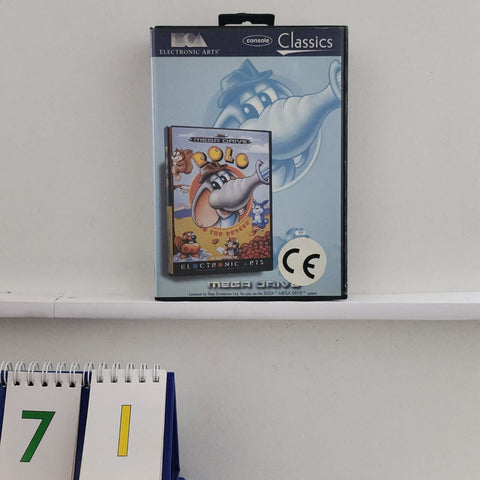 Rolo To The Rescue Sega Mega Drive Game + Manual PAL