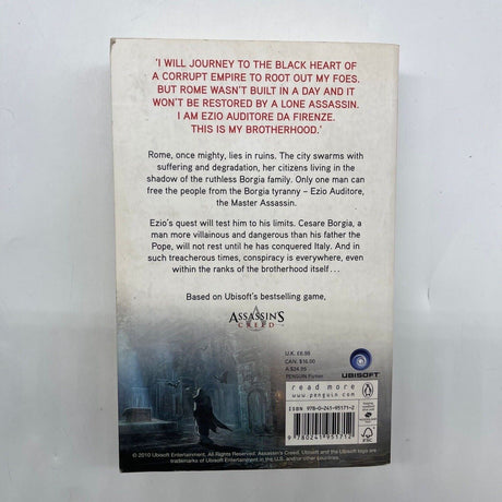 Assassins Creed Brotherhood By Oliver Bowden Book 28j4