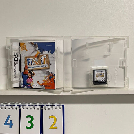 Fix It Home Improvement Challenge Nintendo DS game + manual